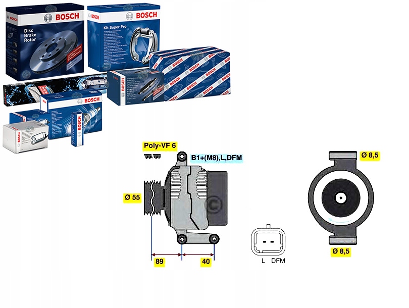 Купити Генератор bosch 986 042 720