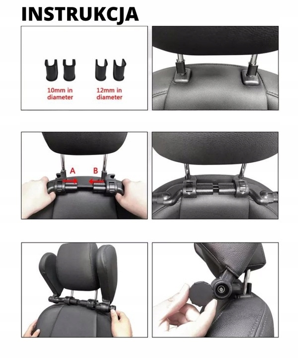 фото №5, Підголівник do автомобіля спинка na голови чорний