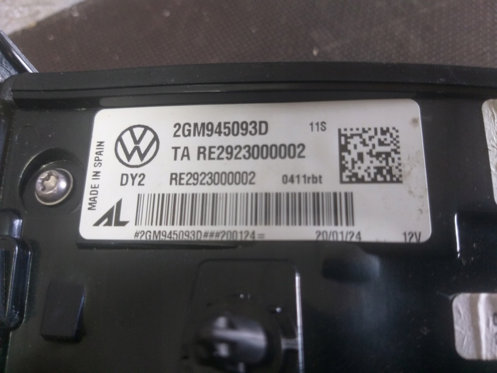 фото №6, Лампа задняя накладка vw t-cross t cross led 2gm945093d