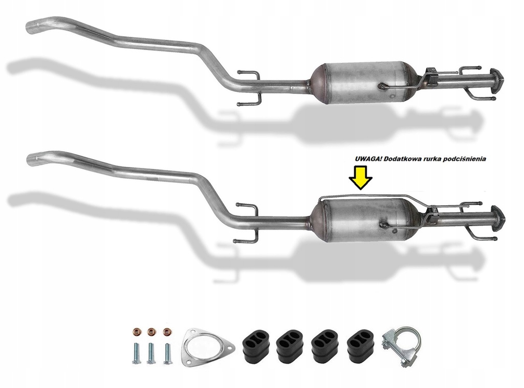 фото №12, Jmj фільтр часток твердих dpf opel zafira 1,9cdti z19dt 05- dwie трубки ciś