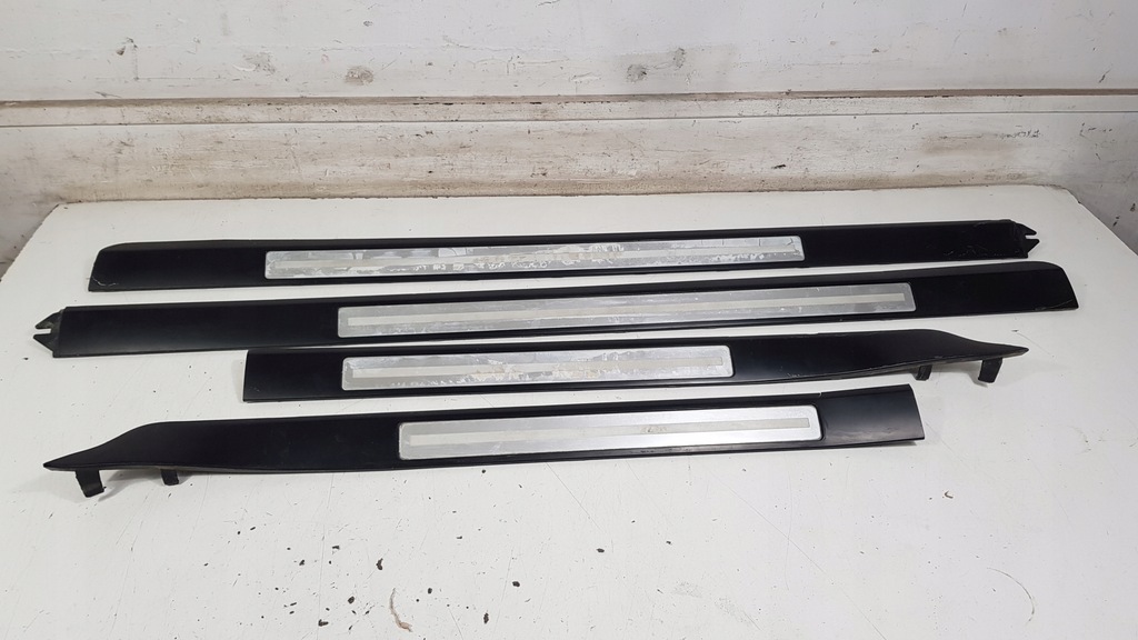 фото №1, Накладки пороговые хромированные комплект audi a8 d3