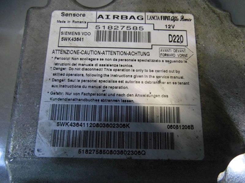 фото №5, Консоль подушка безпеки водія fiat bravo ii