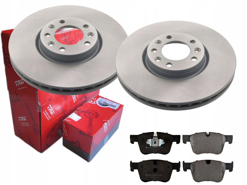 фото №1, Тормозные диски тормозные колодки trw перед citroen ds7 c4 304mm