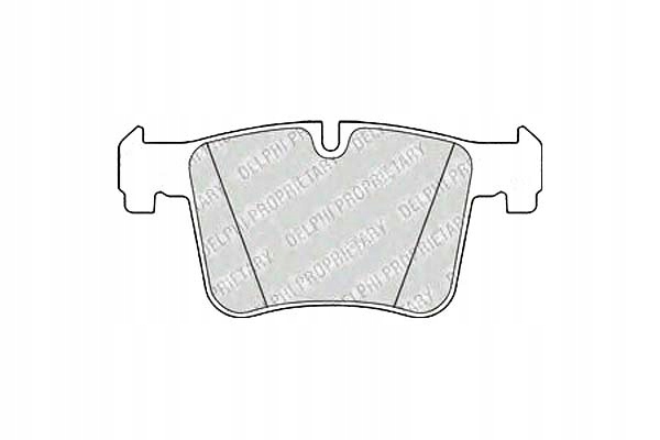 фото №1, Delphi тормозные колодки тормозные bmw 1 f20 2 f22 f87 2