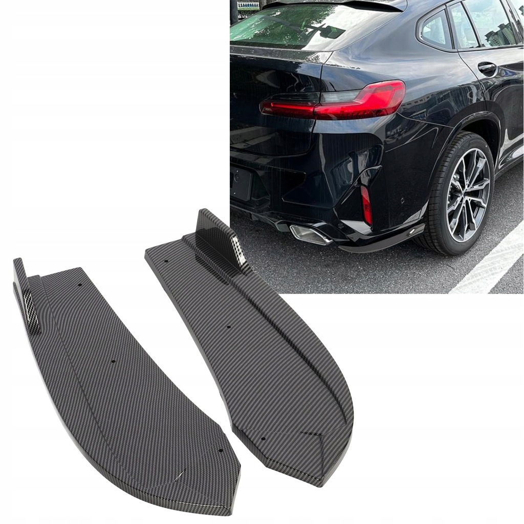 фото №11, 1 пара спліттер заднього бампера stylowy вигляд спліттер дифузор заднього