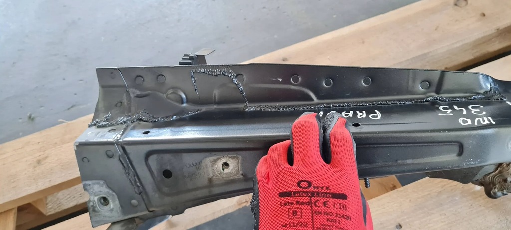 фото №7, Sq5 q5 80a лонжерон носик крыла правая правый перед lz7s