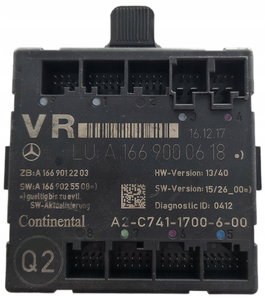 фото №1, Mercedes модуль дверь a1669000618