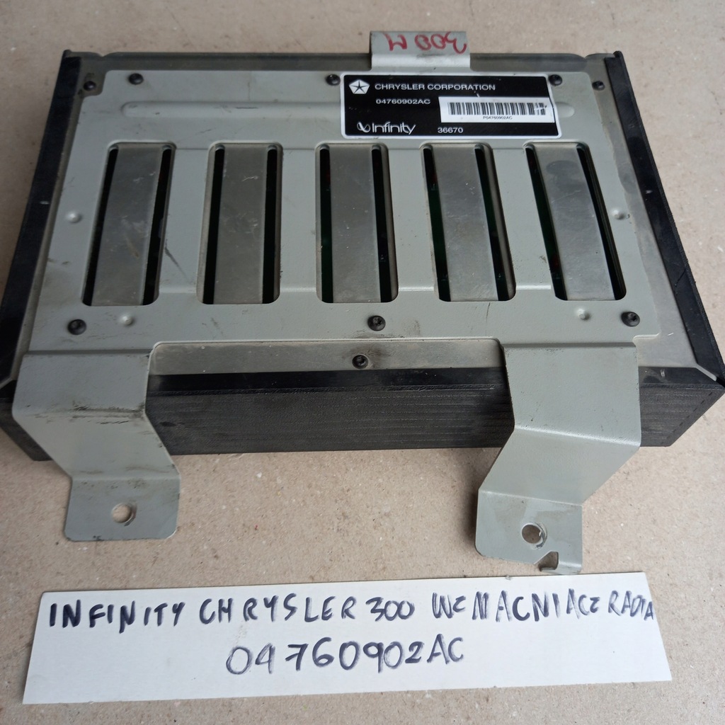 фото №1, Infinity chrysler 300 підсилювач радіо 04760902ac