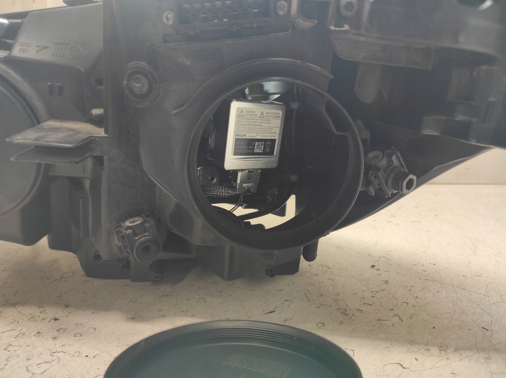 фото №10, Citroen c4 ds4 11- лампа правая перед ксенон 9687895980