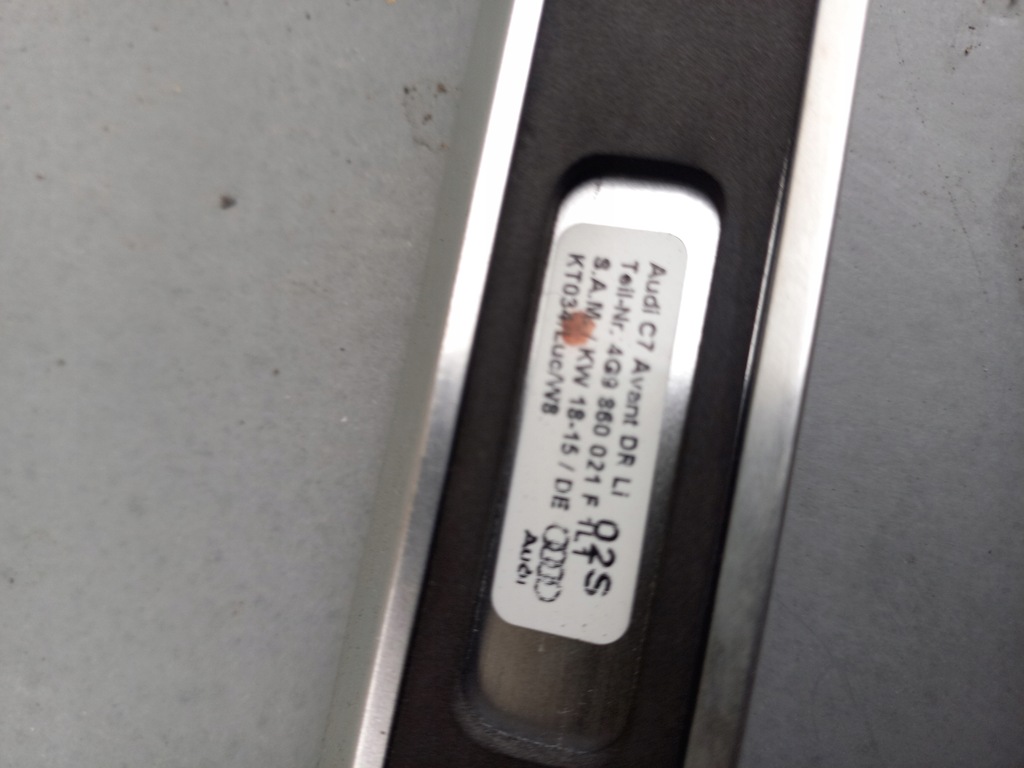 фото №6, Audi rs6 рейлінги дахові satyna комплект 4g9860021f