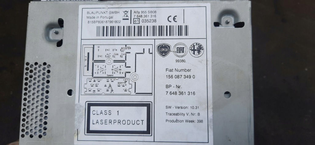 Радіо alfa romeo mito 1560873490 Київ