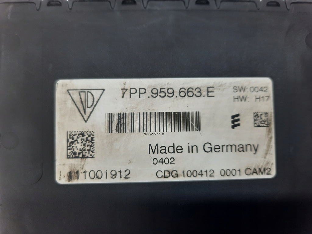 фото №3, Cayenne panamera модуль напряжения 7pp959663