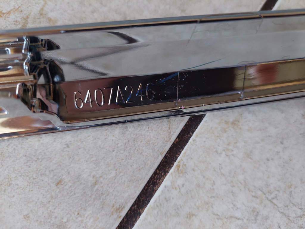 фото №9, Молдинг - хром бампера - правий - mitsubishi eclipse cross