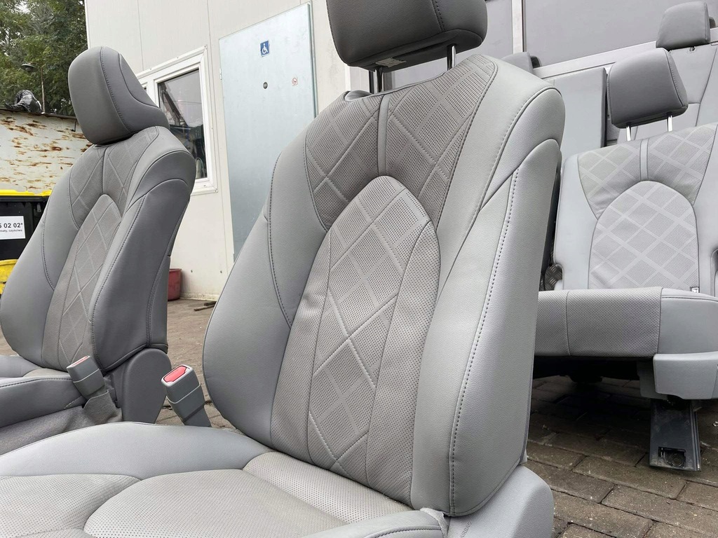 фото №16, Toyota highlander iv сидіння сидіння комплект шкіра 7 осіб лівий правий перед