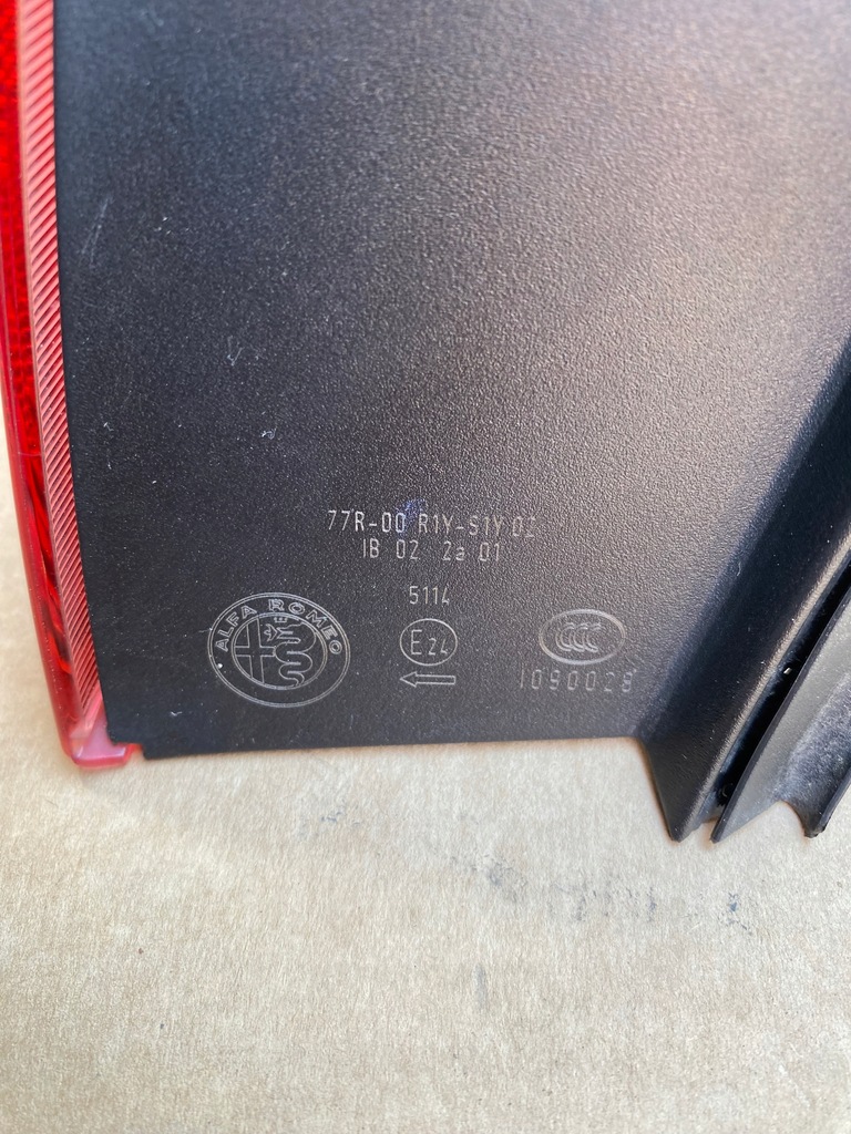 фото №3, Alfa romeo giulia quadrifoglio qv лампа задняя левая