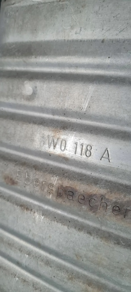 фото №16, A5 8w гаситель средний труба выхлопная 2.0 tfsi 8w0118a a4 b9 8w