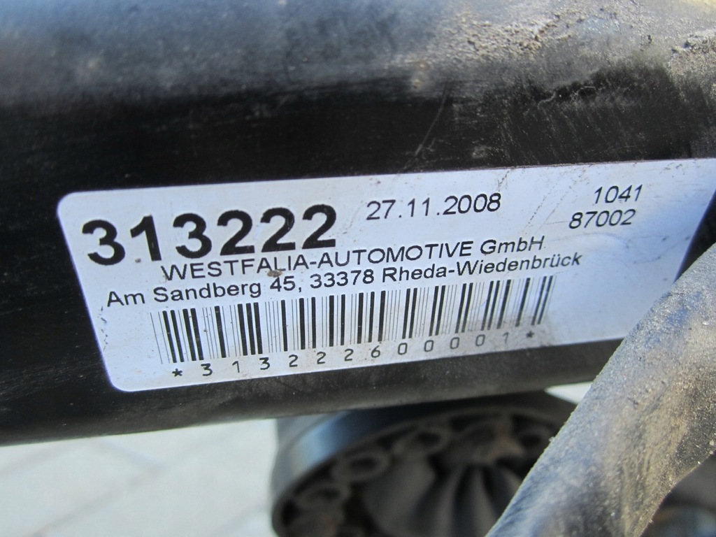 фото №8, Hak буксировочный westfalia mercedes w251