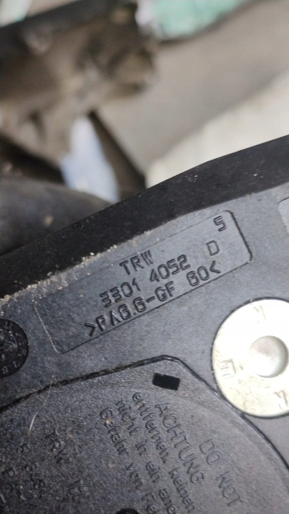 фото №6, Ремені перед шторки безпеки подушка подушка безпеки vw touran 1t1