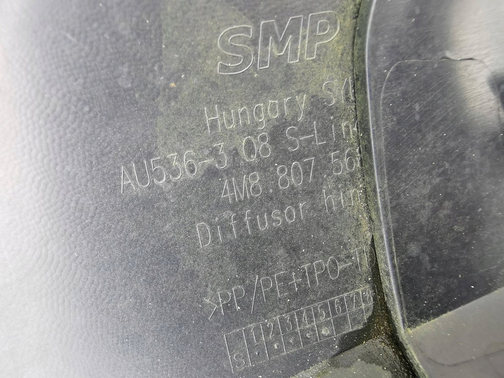 фото №13, Audi q8 sq8 4m8 s-line спойлер диффузор бампера заднего 4m8807941f