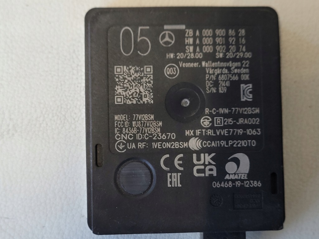 фото №3, Модуль радара задня l/p mercedes a0009008628