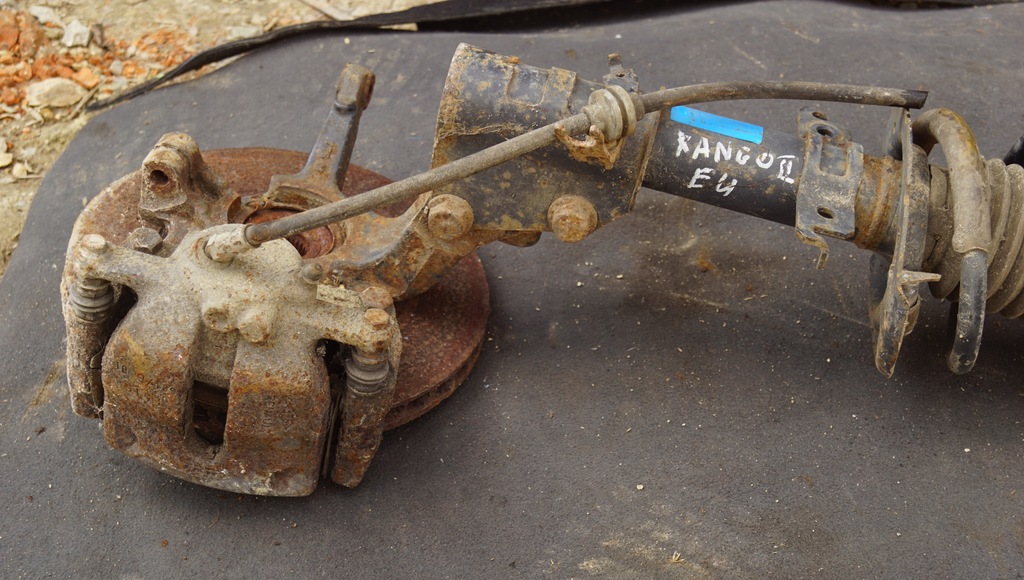 фото №10, Поворотний кулак амортизатор лівий перед renault kangoo ii