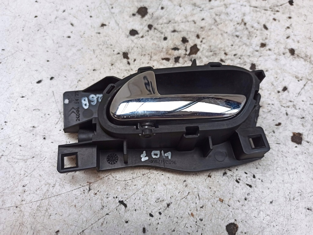 фото №8, Peugeot 407 ручка внутренняя левый задняя 96526178ud