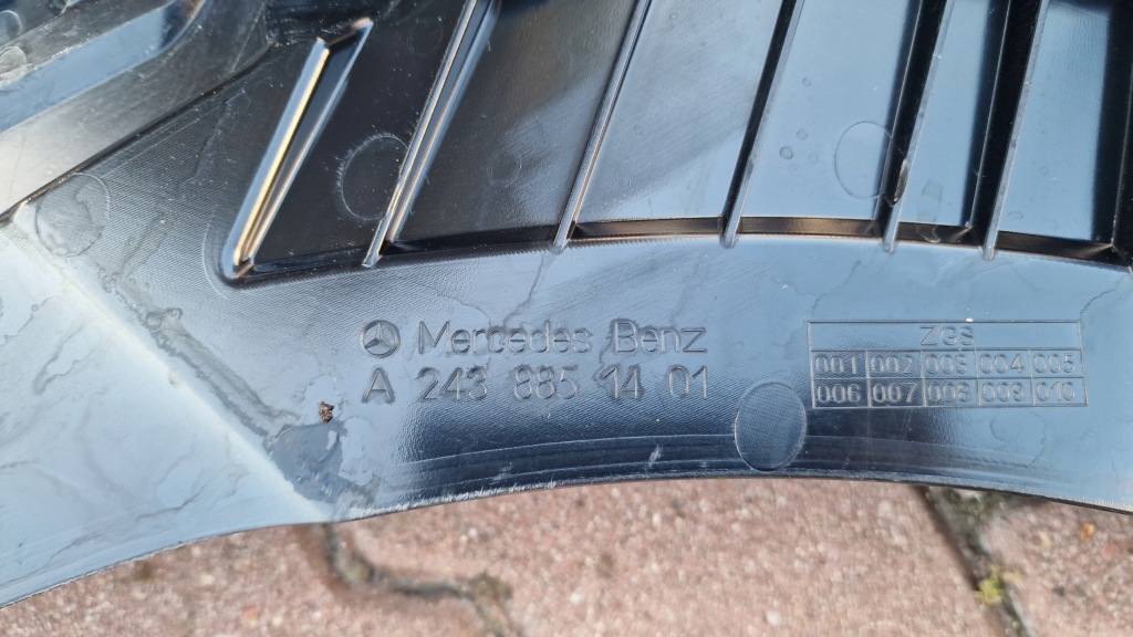 фото №6, Mercedes eqa eqb h243 662 góra решетка решётка радиатора бампера перед a2438851901