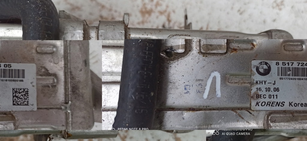 фото №7, Bmw f10 f15 3.0d 2.0d радиатор выхлопных газов egr 8517724