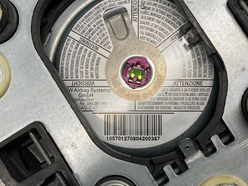 фото №7, Seat ibiza iii 6l 2008 подушка воздушная подушка безопасности руля 6l0880201ah