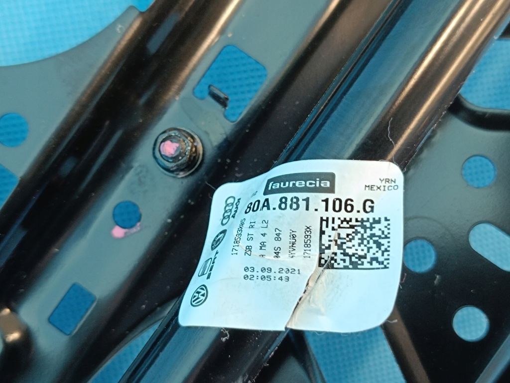 фото №12, Audi q5 fy lift 2.0 tdi 2022 r каркас сидіння пасажира датчик 80a881106g