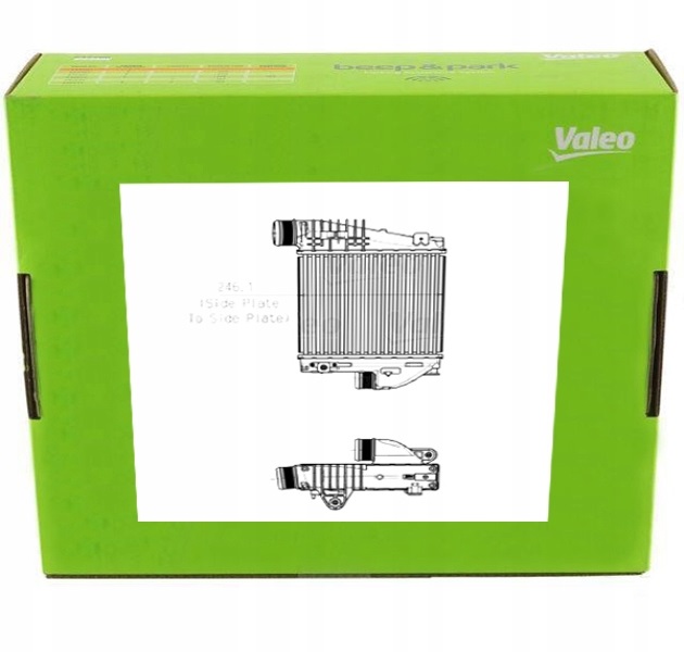 фото №1, Интеркулер радиатор воздуха valeo do peugeot 2008 i 1.2 thp