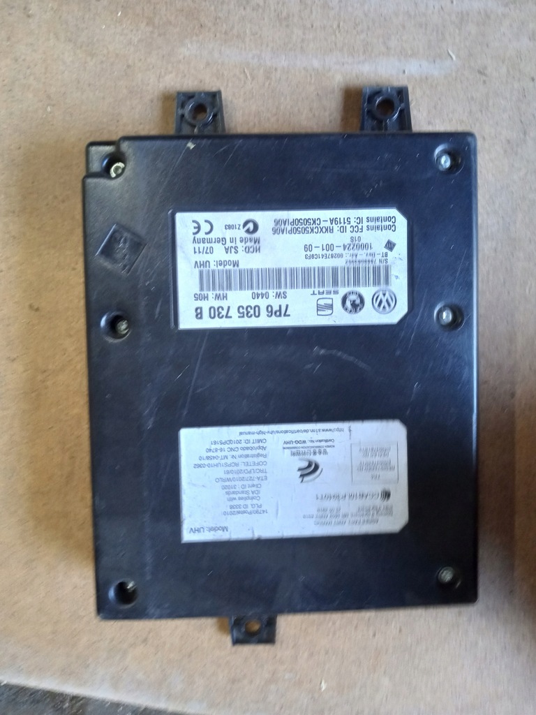 фото №1, Модуль bluetooth 7p6035730b vw passat b7