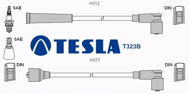 фото №1, Набор трубопровод зажигания tesla t323b