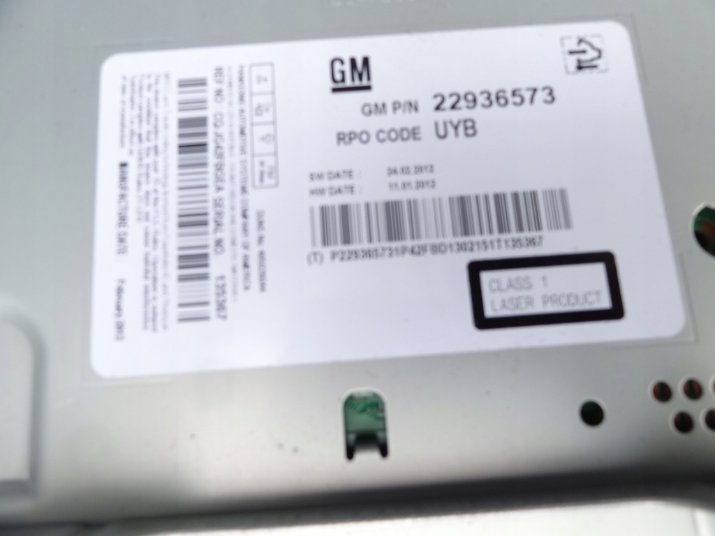 фото №9, Opel zafira c 2013 радіо панель cd aux 22936573 org