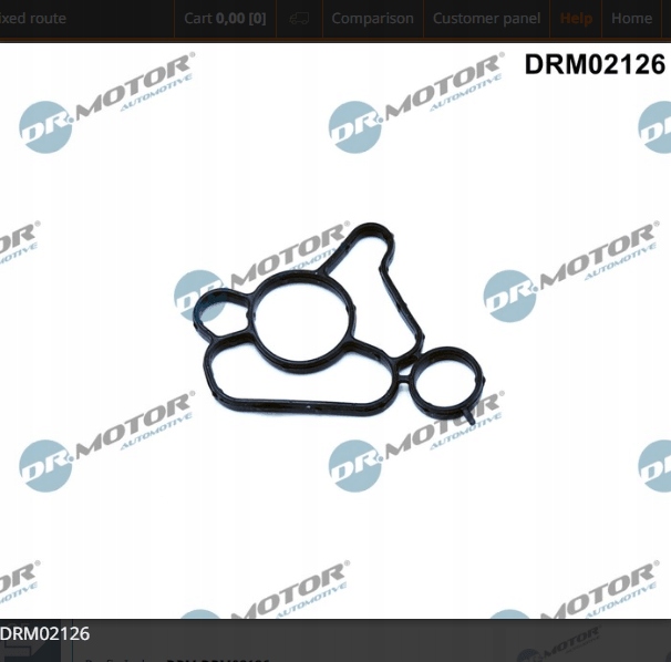 фото №1, Dr.motor drm02126 прокладка, корпус фільтра оливи