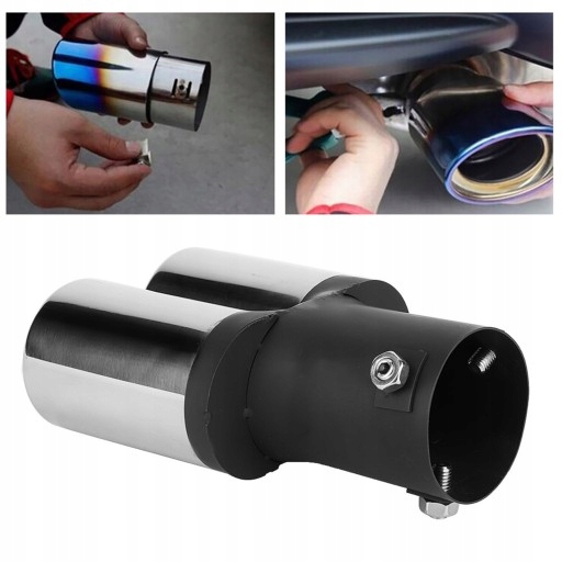 фото №5, Наконечник глушника накладка вихлоп подвійний