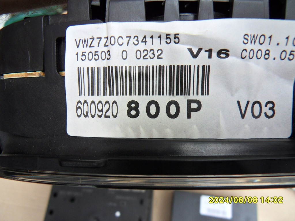 фото №9, Блок керування двигуна набір стартовий vw polo iv 1.2 12v 03e906033l