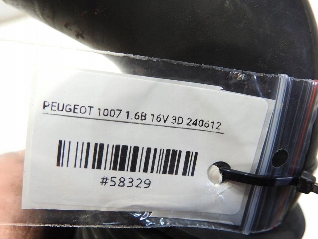 фото №6, Wąż труба воздухозаборник воздуха peugeot 1007 1.6 16v 9640317580