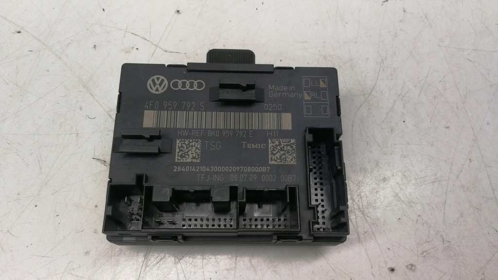 фото №1, Модуль блок керування двері audi a6 c6 q7 4l 4f0959792s