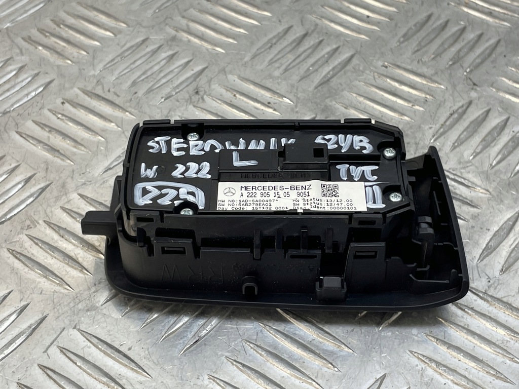 фото №8, Mercedes w222 управление кнопка переключатель окон левый задняя a2229051505