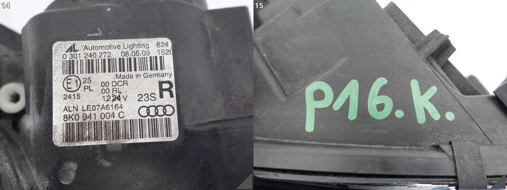 фото №12, Audi a4 s4 8k0 b8 07-11 лампа ксенон+ led некерована
