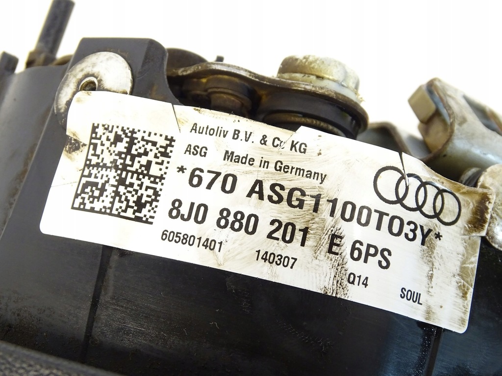 фото №7, Подушка воздушная водителя подушка безопасности audi a3 s3 tt 8j 8j0880201e