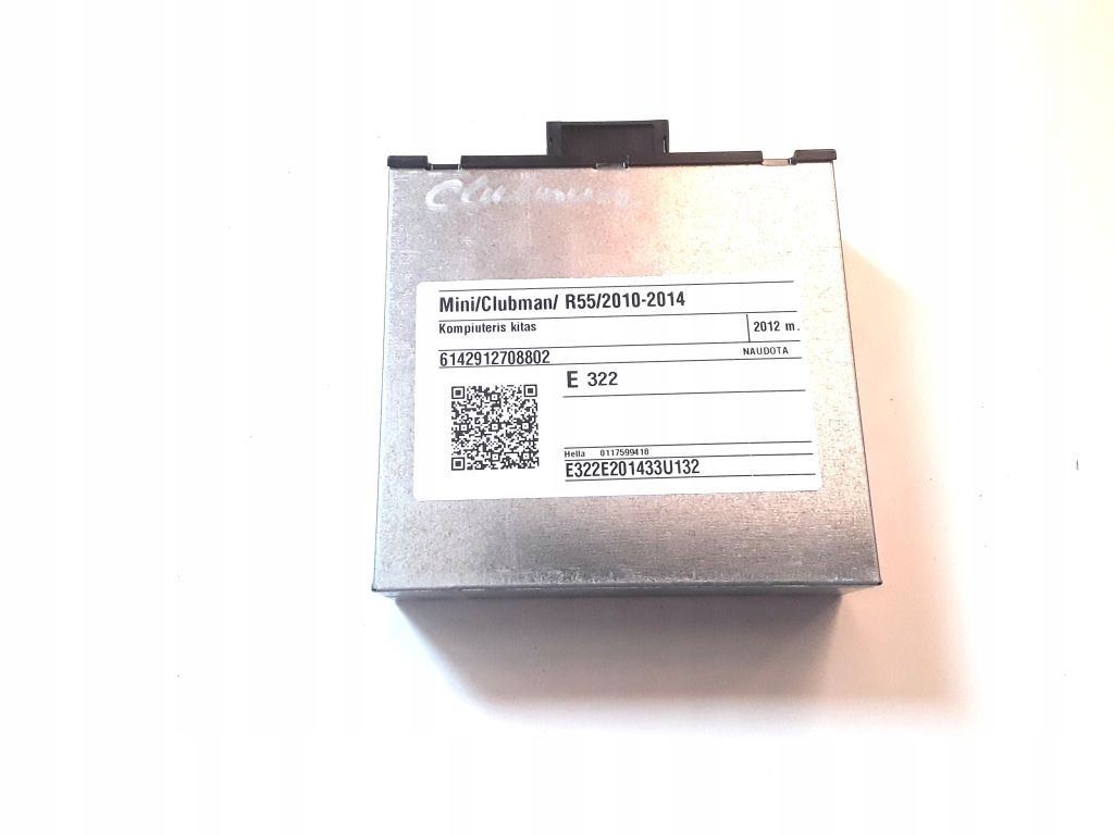 фото №2, 2012 mini one - cooper clubman r55 другое блоки управления 6142912708802