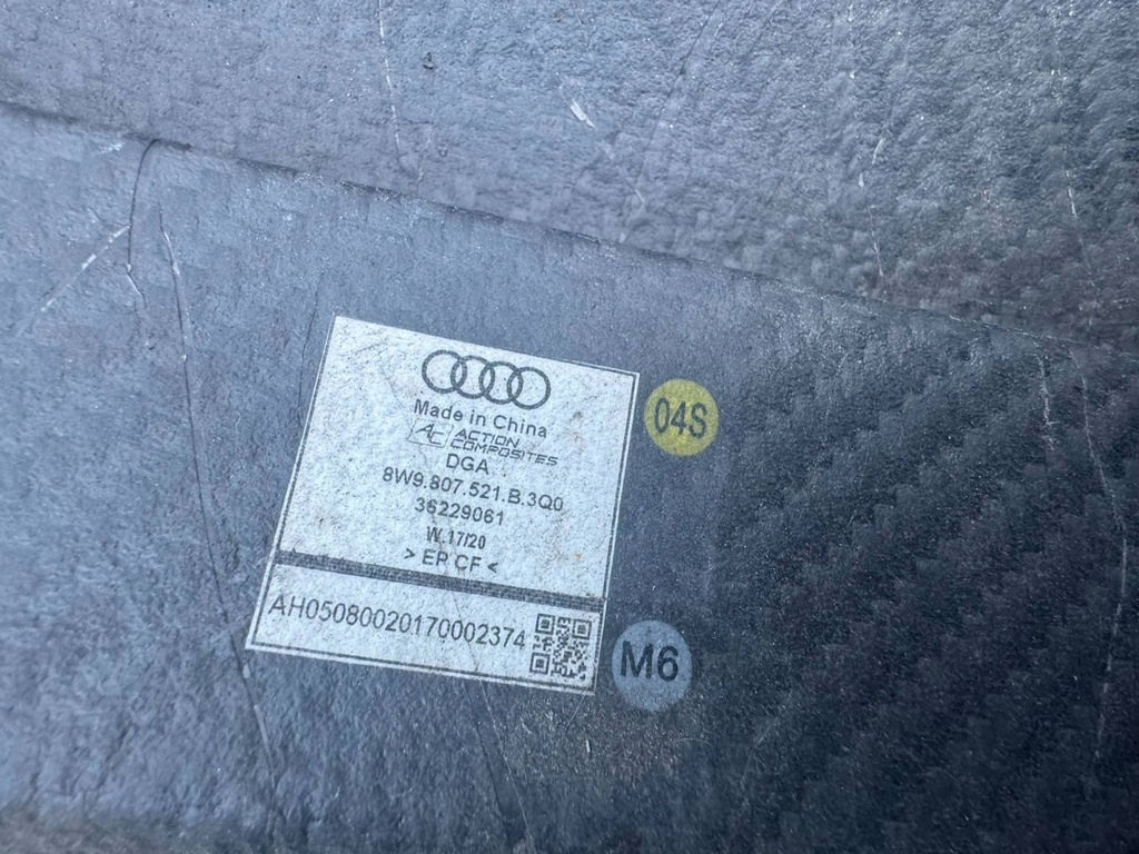 фото №11, Audi rs4 b9 диффузор спойлер задний задняя карбон 8w9807521b