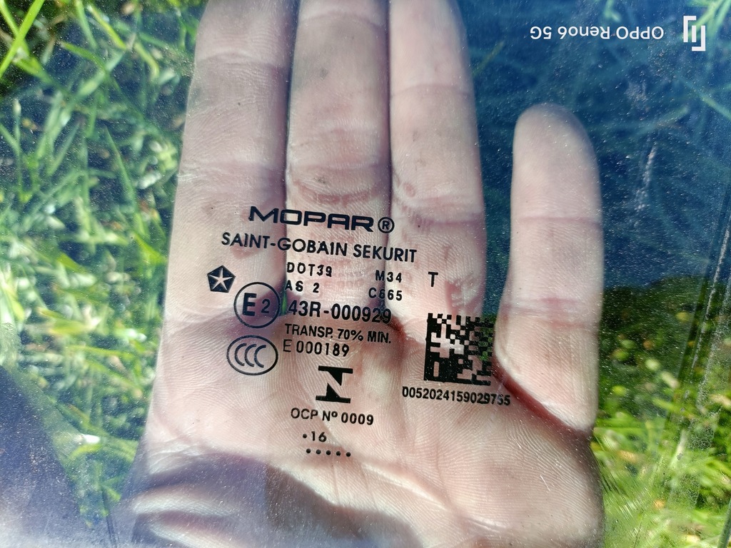 фото №2, Скло двері лівий перед jeep renegade 2016r.