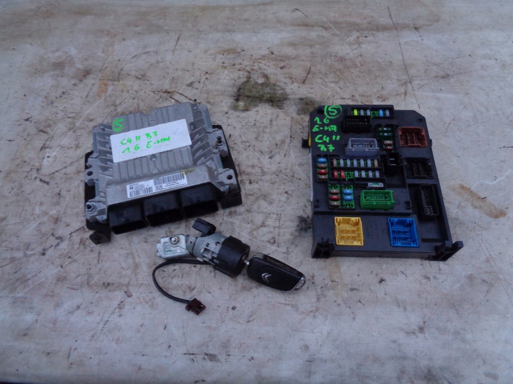 фото №1, Набір стартовий бортовий комп'ютер citroen c4 ii b7 1.6 e-hd