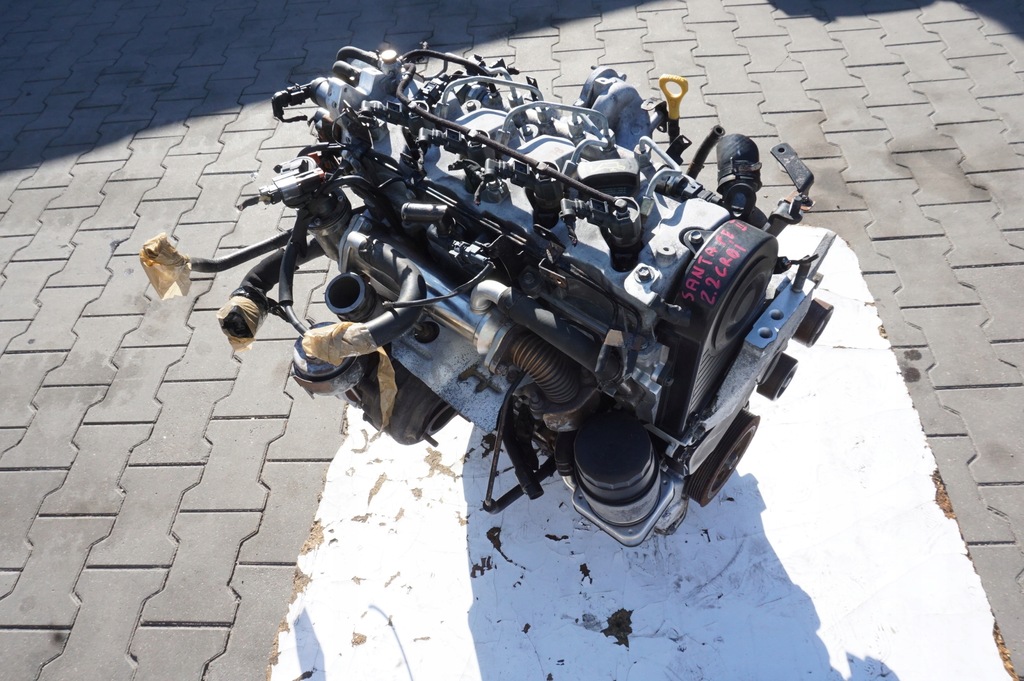 фото №7, Двигатель d4eb hyundai santa fe ii kia 2.2 crdi с turbo 81 tys km