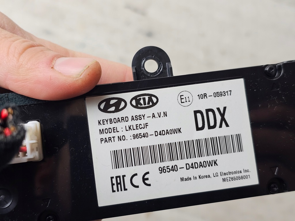 фото №6, Панель блок керування радіо kia optima iv 96540-d4da0wk