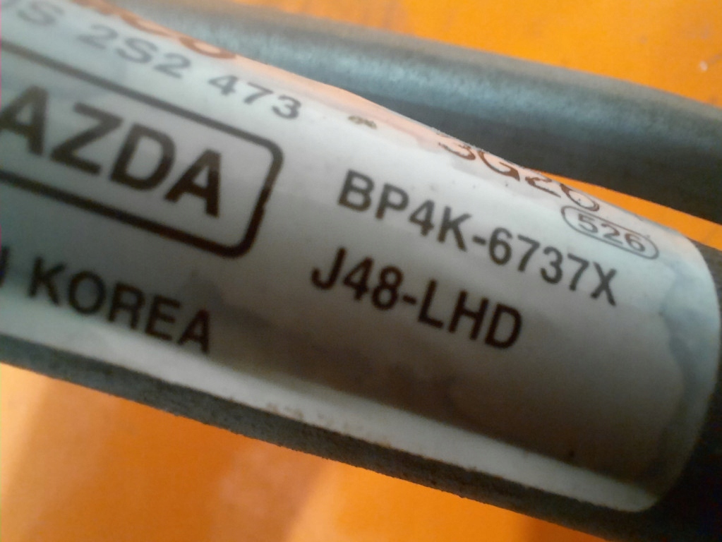 фото №5, Mazda 3 iii bk 03-06 механизм моторчик дворник перед bp4k6737x