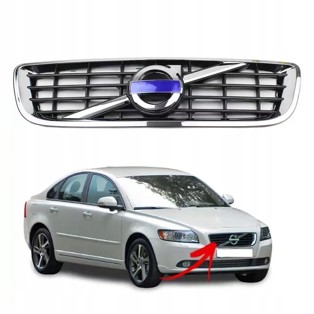 фото №1, Volvo s40 v50 решётка радиатора 2007-2011 31290532